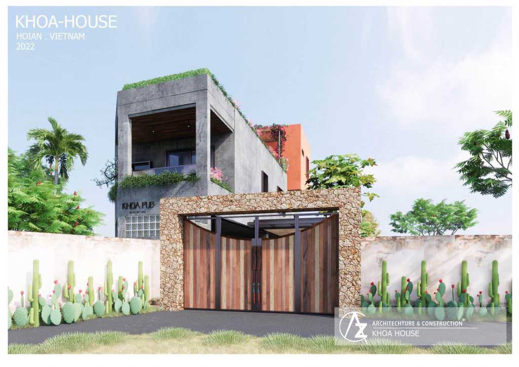 Khoa House – Mẫu Thiết Kế Nhà Phố Kết Hợp Quán Pub Tại Hội An