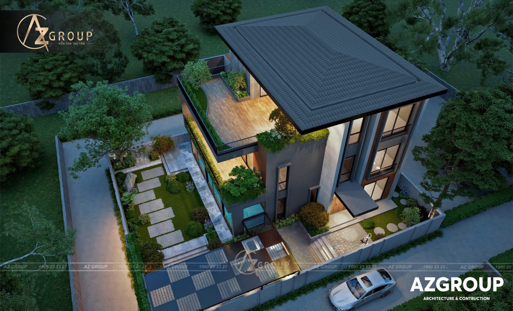 Thiet ke thi cong xay dung biet thu 5 giai phap tron goi toi uu cho gia chu Viet 2 AZGroup - Công ty Thiết kế & Thi công Xây dựng trọn gói - công ty xây nhà trọn gói uy tín Thiết kế thi công xây dựng biệt thự