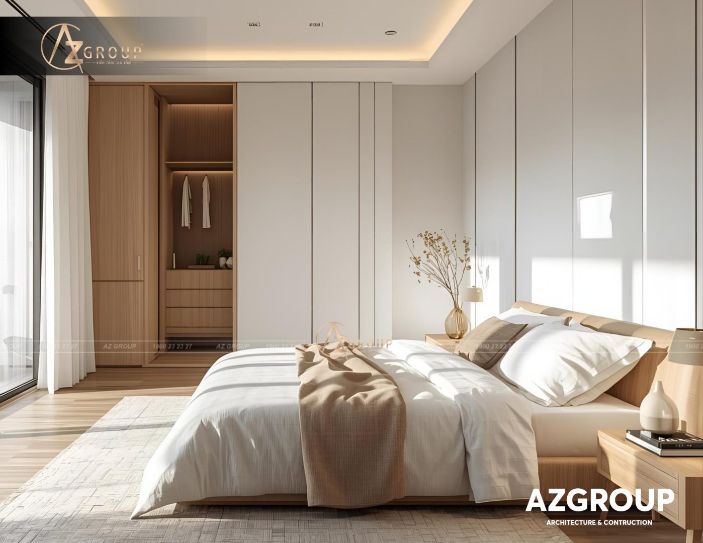 130 AZGroup - Công ty Thiết kế & Thi công Xây dựng trọn gói - công ty xây nhà trọn gói uy tín Mẫu thiết kế biệt thự phong cách Bắc Âu 2025 – Tinh tế, tối giản và tràn ngập ánh sáng