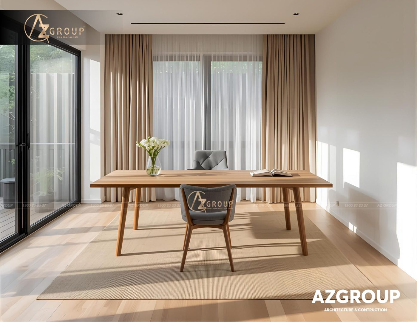 131 AZGroup - Công ty Thiết kế & Thi công Xây dựng trọn gói - công ty xây nhà trọn gói uy tín Mẫu thiết kế biệt thự phong cách Bắc Âu 2025 – Tinh tế, tối giản và tràn ngập ánh sáng