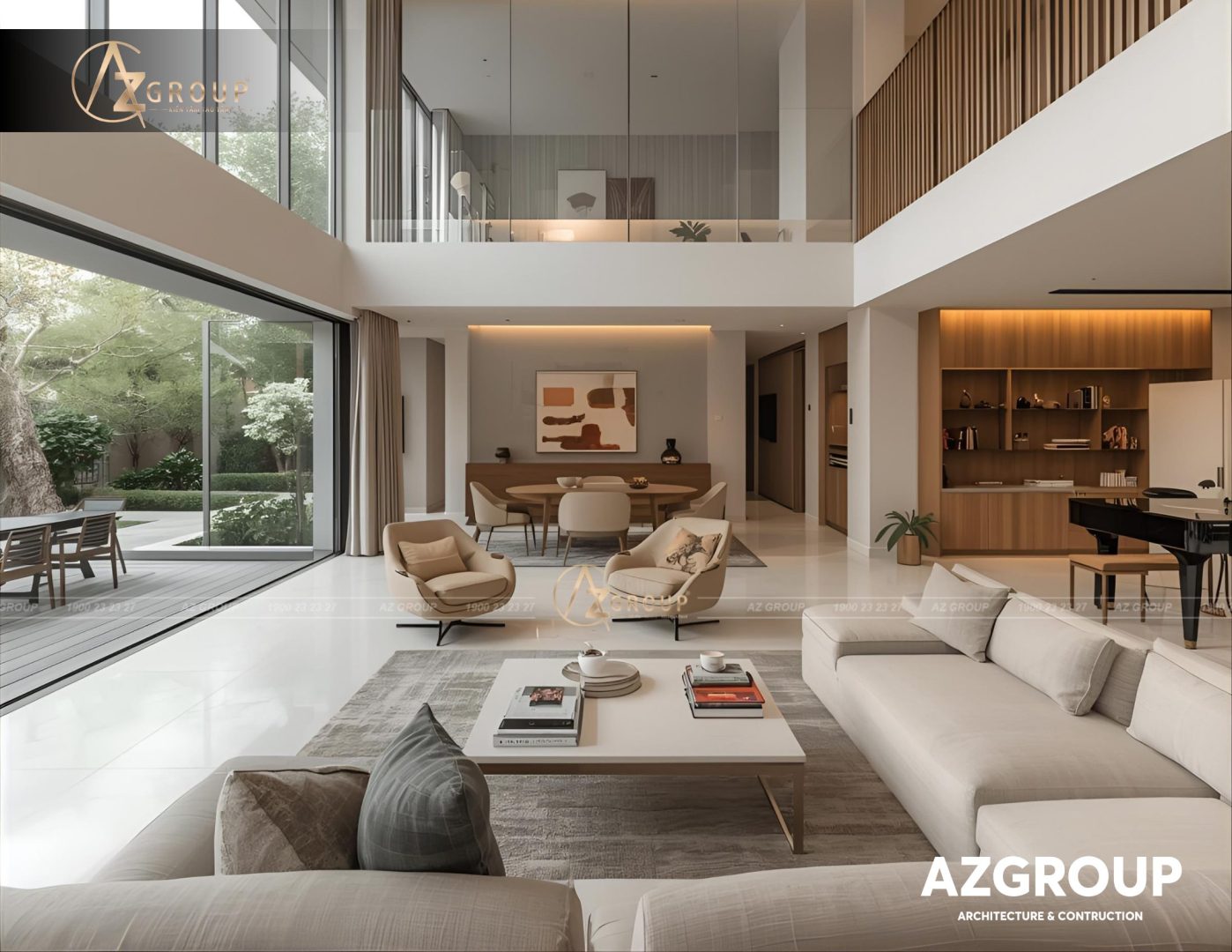 132 AZGroup - Công ty Thiết kế & Thi công Xây dựng trọn gói - công ty xây nhà trọn gói uy tín Mẫu thiết kế biệt thự phong cách Bắc Âu 2025 – Tinh tế, tối giản và tràn ngập ánh sáng