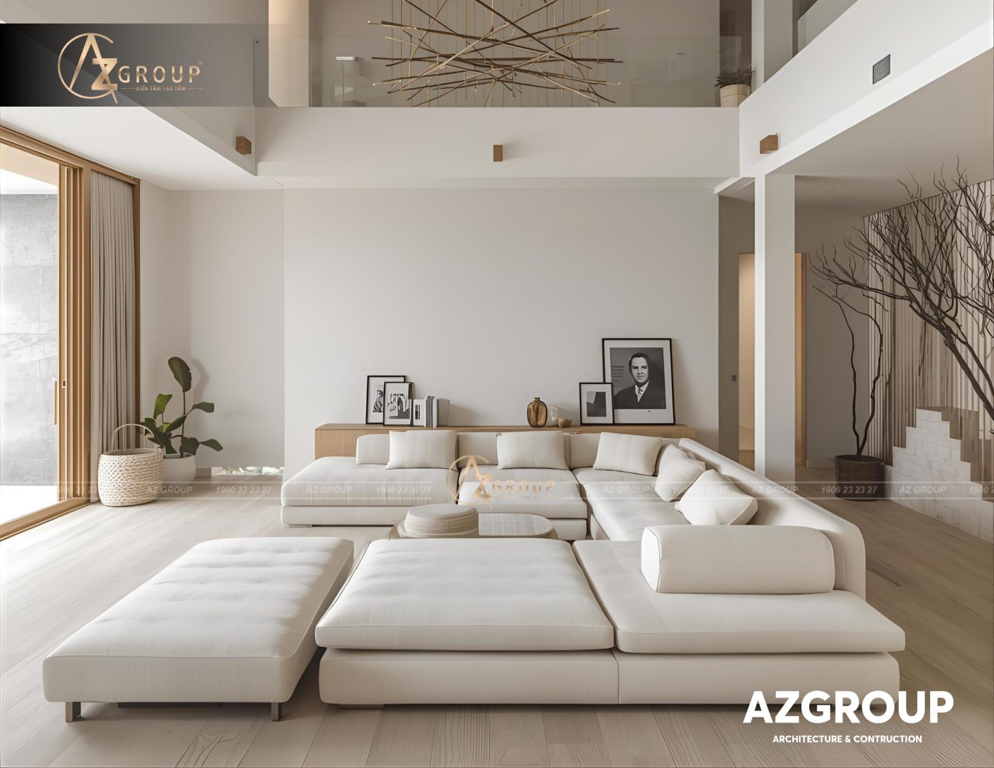 159 1 AZGroup - Công ty Thiết kế & Thi công Xây dựng trọn gói - công ty xây nhà trọn gói uy tín Mẫu thiết kế biệt thự Wabi-Sabi tối giản 2025 – Khi vẻ đẹp đến từ sự bất toàn và an yên
