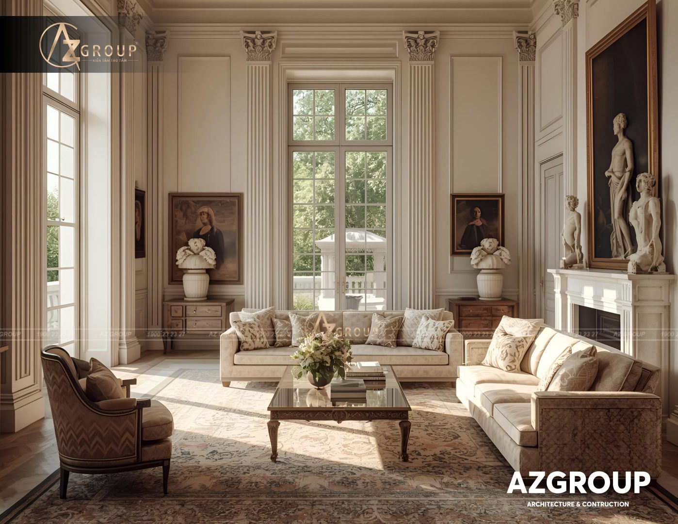 205 1 AZGroup - Công ty Thiết kế & Thi công Xây dựng trọn gói - công ty xây nhà trọn gói uy tín Chi phí thiết kế thi công biệt thự tại Đà Nẵng 2025 – Đầu tư xứng tầm, nâng tầm chuẩn sống