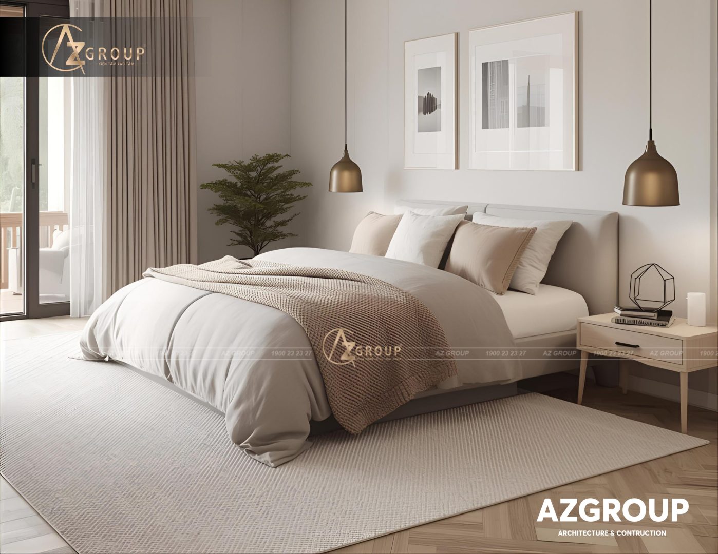 89 AZGroup - Công ty Thiết kế & Thi công Xây dựng trọn gói - công ty xây nhà trọn gói uy tín Mẫu thiết kế biệt thự Bắc Âu hiện đại 2025 – Tối giản, tinh tế và bền vững cùng thời gian