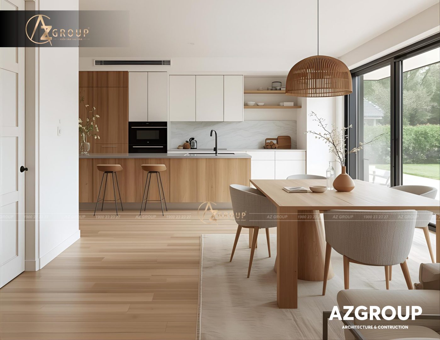 90 AZGroup - Công ty Thiết kế & Thi công Xây dựng trọn gói - công ty xây nhà trọn gói uy tín Mẫu thiết kế biệt thự Bắc Âu hiện đại 2025 – Tối giản, tinh tế và bền vững cùng thời gian